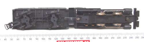 LIMA HO: 0-4-0 Tank Steam Locomotive with Tender in Fair un-boxed, used condition (Italy)
