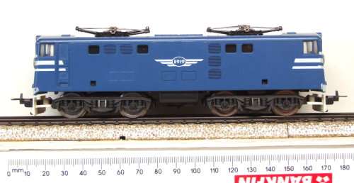 LIMA HO: RARE SAR Class E-5 E919  White Blue Train Elect Locomotive in Good unboxed condition(Italy)