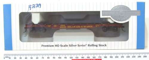 BACHMANN SILVER HO: Vintage D&H Flat Car in NEW boxed condition(China)