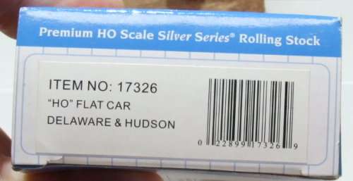 BACHMANN SILVER HO: Vintage D&H Flat Car in NEW boxed condition(China)