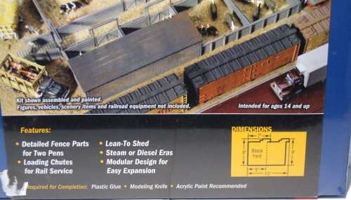 WALTHERS SCENERY HO: Stock Yards in NEW Sealed boxed condition (Taiwan)