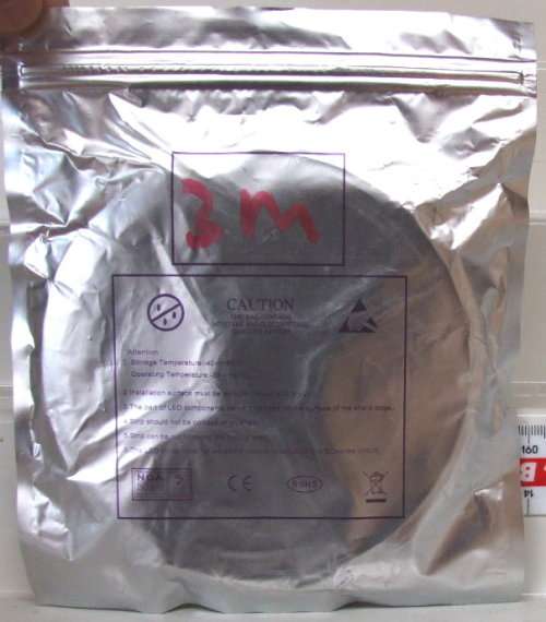 WHITE LED LIGHT HO: 3m Roll of bright 12V DC LED Adhesive Lights Strip in New Packaged condition.