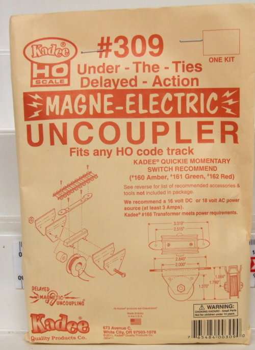 KADEE ACC HO: Magne-Electric Uncoupler Kit(#309) in New Sealed packaged condition(USA)