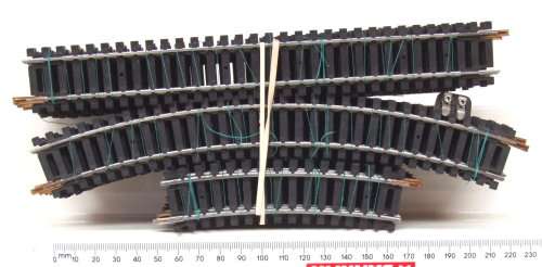 LIMA HO: 35pc Mixed Track(403030+20+31) in Good,Used un-boxed condition.(Italy)