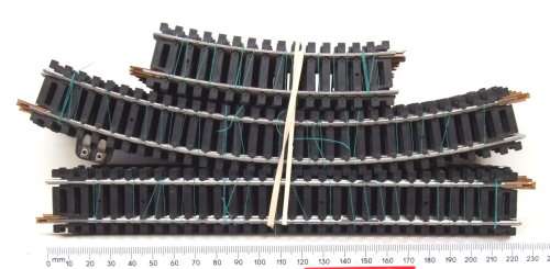 LIMA HO: 35pc Mixed Track(403030+20+31) in Good,Used un-boxed condition.(Italy)