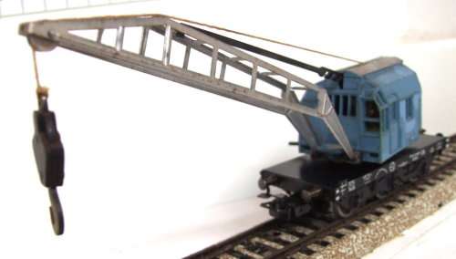 MARKLIN HO: 3Rail AC DB Recovery Crane in Good Complete, unboxed condition (Germany)