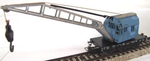 MARKLIN HO: 3Rail AC DB Recovery Crane in Good Complete, unboxed condition (Germany)