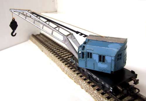 MARKLIN HO: 3Rail AC DB Recovery Crane in Good Complete, unboxed condition (Germany)