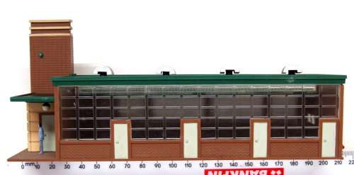 SCENERY HO: Large Factory Complex in Fair Used Assembled un-boxed condition.