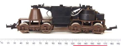 LIMA HO: Vintage FS Brown Freight Locomotive in good un-boxed operating condition (Italy)