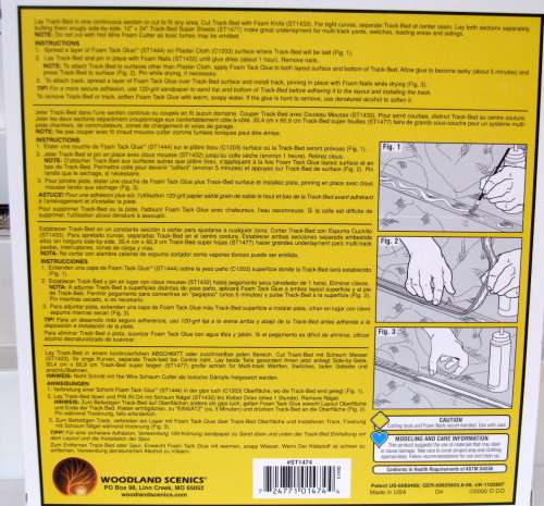 WOODLAND ACC HO: 7.3 Meter Seamless Track Bed in New Sealed packaged condition(USA)
