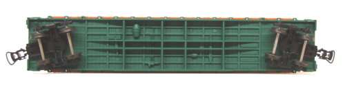 MEHANO HO: ATSF Detailed American 50' Flat Car With Steel Load in Good Un-boxed condition(Slovenia)