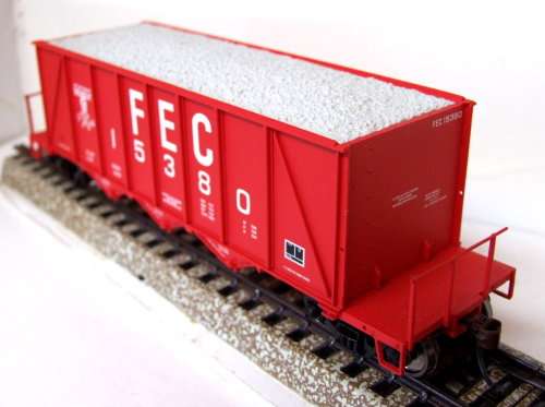 BACHMANN HO: Detailed American FEC Gravel Carrier in Very Good Un-used & unboxed condition(China)