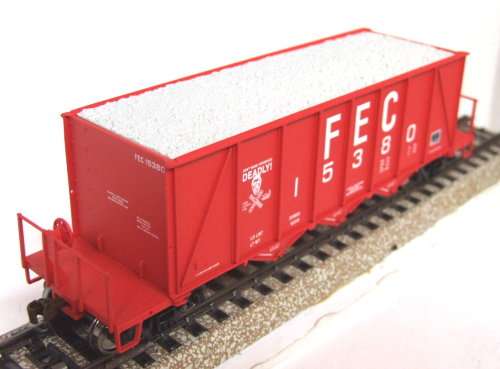 BACHMANN HO: Detailed American FEC Gravel Carrier in Very Good Un-used & unboxed condition(China)