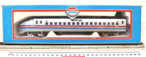MODEL POWER HO: AMTRAK High Speed Loco in Like New Operating Boxed Condition  (China)