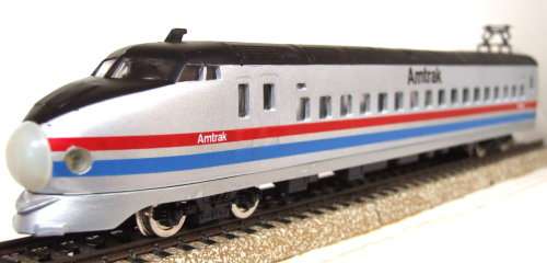 MODEL POWER HO: AMTRAK High Speed Loco in Like New Operating Boxed Condition  (China)