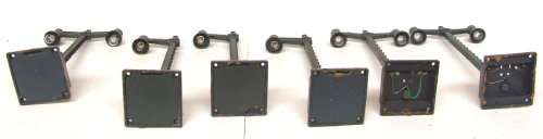 LIMA SCENERY HO: 3x Double +4x Single Street Lights in Fair Working Used condition(Italy)