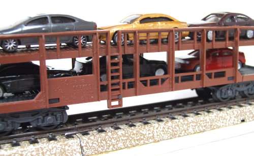 LIMA HO: This FS Vintage Auto Transporter with 6 Car Load is in Fair, Used condition (Italy)