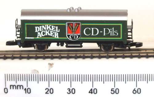 MARKLIN Z: Mini Club Beer Wagon (# 8608) in Like New boxed condition (Germany)