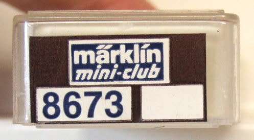 MARKLIN Z: Mini Club NH 60' Reefer (# 8673) in Like New boxed condition (Germany)