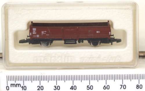 MARKLIN Z: Mini Club Coal Wagon (# 8614) in Like New boxed condition (Germany)