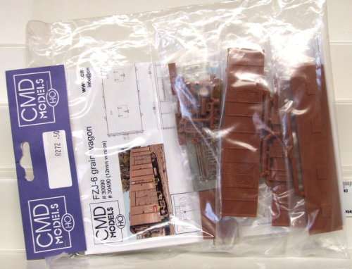 CMD MODELS HO:  SAR FZJ-6 Grain Wagon Kit in New Packaged condition(RSA)
