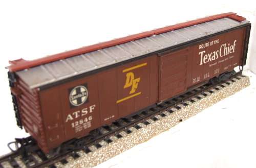 MARKLIN HO: Vintage 3-rail AC All Metal ATSF Box Car in Fair used condition(Germany)