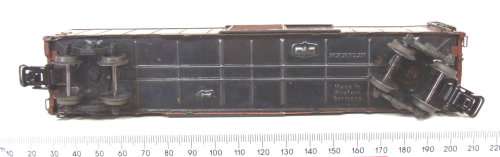 MARKLIN HO: Vintage 3-rail AC All Metal ATSF Box Car in Fair used condition(Germany)