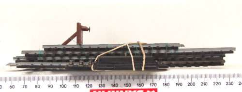 LIMA HO: 4pc Mixed Matal Track in Fair Used Un-boxed condition.(Italy))