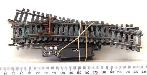 LIMA HO: 4pc Mixed Matal Track in Fair Used Un-boxed condition.(Italy))