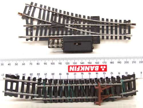 LIMA HO: 4pc Mixed Matal Track in Fair Used Un-boxed condition.(Italy))