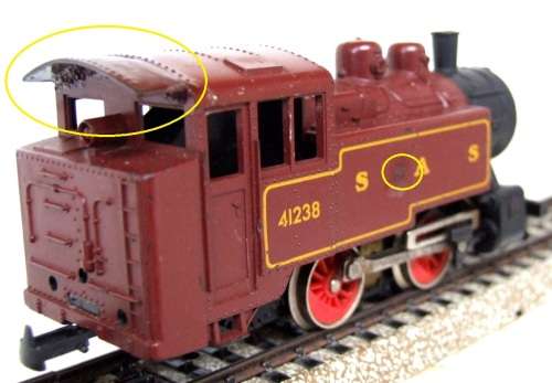 LIMA HO: Vintage SAR 0-6-0 Steam Loco in Fair Operating, Used Condition  (Italy)