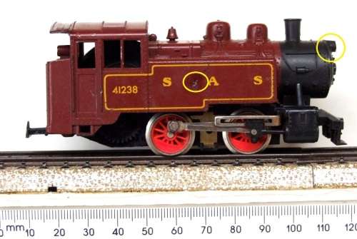 LIMA HO: Vintage SAR 0-6-0 Steam Loco in Fair Operating, Used Condition  (Italy)