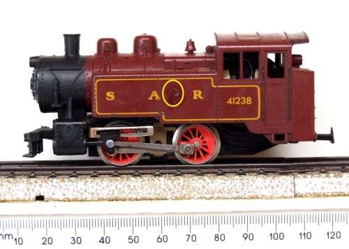 LIMA HO: Vintage SAR 0-6-0 Steam Loco in Fair Operating, Used Condition  (Italy)