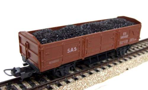 LIMA HO: SAR ES Coal Carrier with Load in Good used un-boxed condition (Italy)