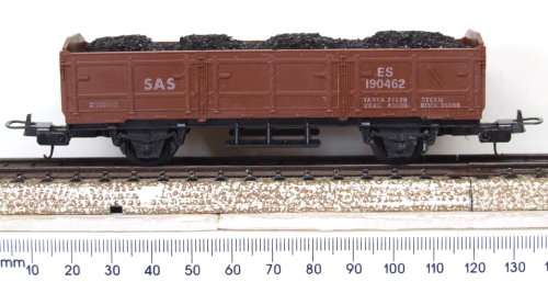 LIMA HO: SAR ES Coal Carrier with Load in Good used un-boxed condition (Italy)