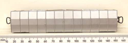 LIMA HO: Silver SAR OZ Wagon in Good un-boxed condition (Italy)