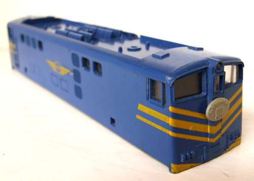 LIMA HO: SAR Blue Train E5 Locomotive Body in Good un-boxed condition for Parts.(Italy)
