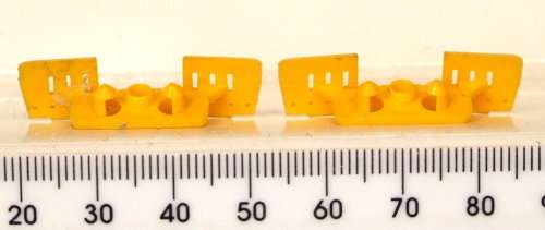 LIMA HO: SAR E5 Blue Train Locomotive cowcatchers in Fair un-boxed condition for Parts.(Italy)