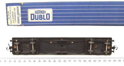 HORNBY DUBLO OO: Vintage English Passenger/Guards Coach in Fair boxed used condition(England)
