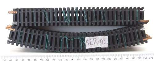 LIMA HO: 22pc Metal Track(12x 403030+10x 403020) in Good Used Un-boxed condition.(Italy))
