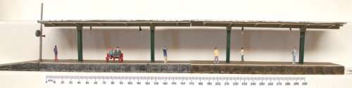 SCENERY HO: Typical Oldstyle European Station Platform with Lights in Fair Un-boxed condition