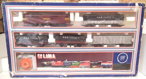 LIMA  HO: SAR E919 Electric Freight Train Set (10 2613) in Very Good boxed condition (Italy)