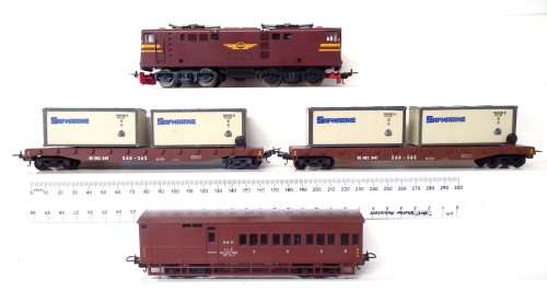 LIMA  HO: SAR E919 Electric Freight Train Set (10 261?) in Very Good boxed condition (Italy)