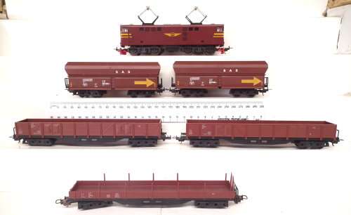 LIMA  HO: SAR E919 Electric Freight/Coal Train Set (107400 AA) in Very Good boxed condition (Italy)