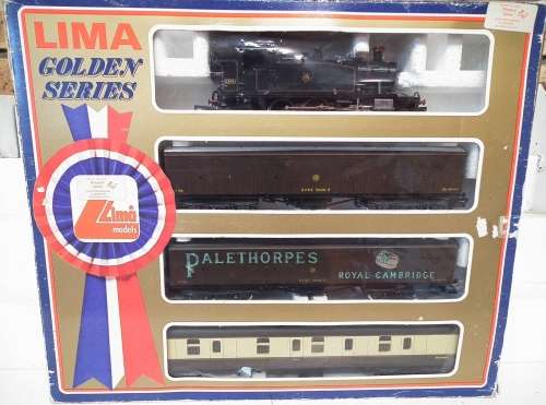 LIMA  OO: English Train Set (10 9706 G) in LIKE NEW boxed condition (Italy)