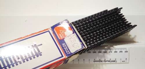 LIMA HO: 12pc Metal Track(12x 403027-333mm) in Very Good Used boxed condition.(Italy))