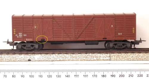 LIMA HO: Brown SAR OZ Wagon in Good Used Un-boxed condition (Italy)