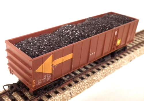 LIMA HO: SAR CCR Coal Hopper with Load in Fair Repaired Un-boxed condition (Italy)