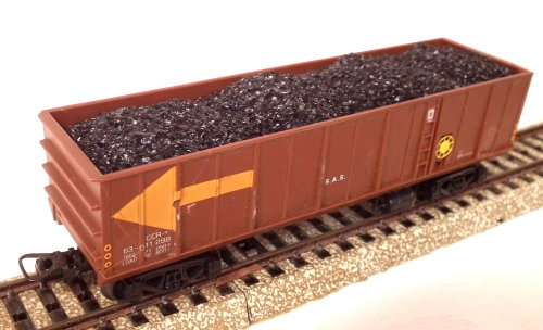 LIMA HO: SAR CCR Coal Hopper with Load in Fair Repaired Un-boxed condition (Italy)